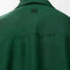 Draped shirt in silk Dark Green Draped shirt in silk Dark Green