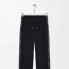 Drawstring trousers in wool Navy Blue Drawstring trousers in wool Navy Blue