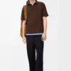 Drawstring trousers in wool Navy Blue Drawstring trousers in wool Navy Blue