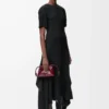 Dress in stretch viscose Black