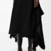 Dress in stretch viscose Black