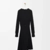 Dress in viscose Black