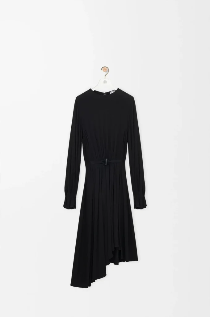 Dress in viscose Black