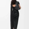 Dress in viscose Black