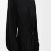 Dress in viscose Black