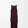 Dress in viscose Burgundy Dress in viscose Burgundy