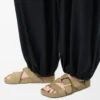Ease Buckle slide in suede Sahara