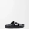 Ease Buckle slide in vegetable-tanned calfskin Black Ease Buckle slide in vegetable-tanned calfskin Black