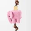 Elephant charm in felt and calfskin Candy Elephant charm in felt and calfskin Candy