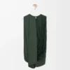 Embellished top in viscose Khaki Green Embellished top in viscose Khaki Green