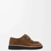 Faro lace-up in suede calfskin Brown Faro lace-up in suede calfskin Brown