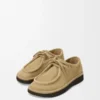 Faro lace-up in suede calfskin Sahara Faro lace-up in suede calfskin Sahara
