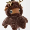 Fawnie charm in shearling Brown Fawnie charm in shearling Brown