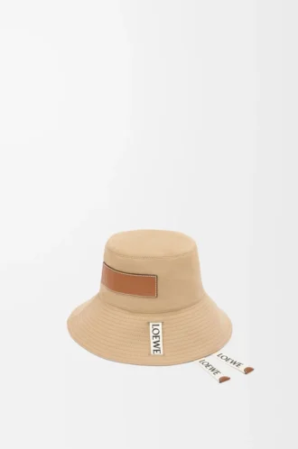 Fisherman hat in canvas Sand