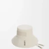 Fisherman hat in canvas Soft White Fisherman hat in canvas Soft White