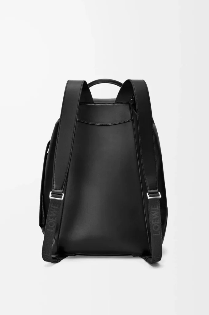 Flamenco backpack in shiny supple calfskin Black Flamenco backpack in shiny supple calfskin Black