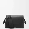 Flamenco satchel in shiny supple calfskin Black Flamenco satchel in shiny supple calfskin Black