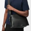 Flamenco satchel in shiny supple calfskin Black Flamenco satchel in shiny supple calfskin Black