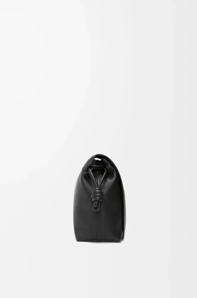 Flamenco satchel in shiny supple calfskin Black Flamenco satchel in shiny supple calfskin Black