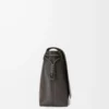 Flamenco satchel in shiny supple calfskin Dark Grey Flamenco satchel in shiny supple calfskin Dark Grey