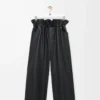 Flamenco trousers in nappa lambskin Black
