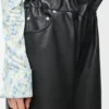 Flamenco trousers in nappa lambskin Black