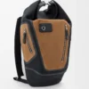 Flex roll-top backpack in canvas and suede Black/Dark Gold Flex roll-top backpack in canvas and suede Black/Dark Gold