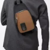 Flex sling in canvas and suede Black/Dark Gold Flex sling in canvas and suede Black/Dark Gold