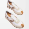 Flow Runner 2.0 in nylon and suede Chocolate/Almost Optic Flow Runner 2.0 in nylon and suede Chocolate/Almost Optic