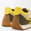 Flow Runner 2.0 in nylon and suede Cream/Yellow/Olive Green Flow Runner 2.0 in nylon and suede Cream/Yellow/Olive Green