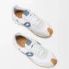Flow Runner 2.0 in nylon and suede White/Light Denim Flow Runner 2.0 in nylon and suede White/Light Denim