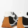 Flow Runner in nylon and suede Black/White Flow Runner in nylon and suede Black/White