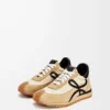 Flow Runner in nylon and suede Gold/Black Flow Runner in nylon and suede Gold/Black