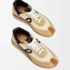 Flow Runner in nylon and suede Gold/Black Flow Runner in nylon and suede Gold/Black