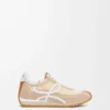 Flow Runner in nylon and suede Light Powder Flow Runner in nylon and suede Light Powder