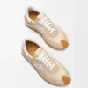 Flow Runner in nylon and suede Light Powder Flow Runner in nylon and suede Light Powder