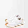 Flow Runner in nylon and suede White Flow Runner in nylon and suede White