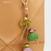 Flower dice in classic calfskin Apple Green Flower dice in classic calfskin Apple Green