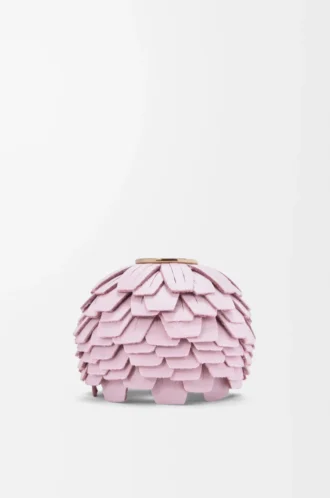 Flower dice in classic calfskin Light Pink Flower dice in classic calfskin Light Pink
