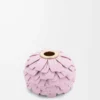Flower dice in classic calfskin Light Pink Flower dice in classic calfskin Light Pink