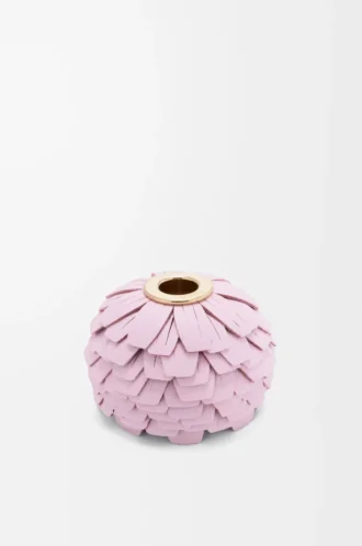 Flower dice in classic calfskin Light Pink Flower dice in classic calfskin Light Pink