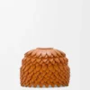 Flower dice in classic calfskin Orange Flower dice in classic calfskin Orange