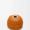 Flower dice in classic calfskin Orange Flower dice in classic calfskin Orange