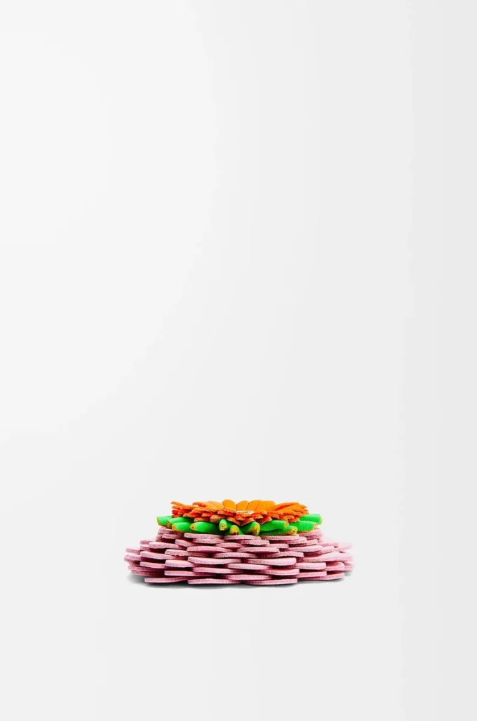 Flower die in classic calfskin Light Candy Flower die in classic calfskin Light Candy