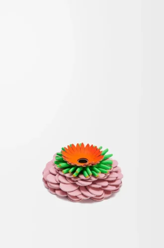 Flower die in classic calfskin Light Candy