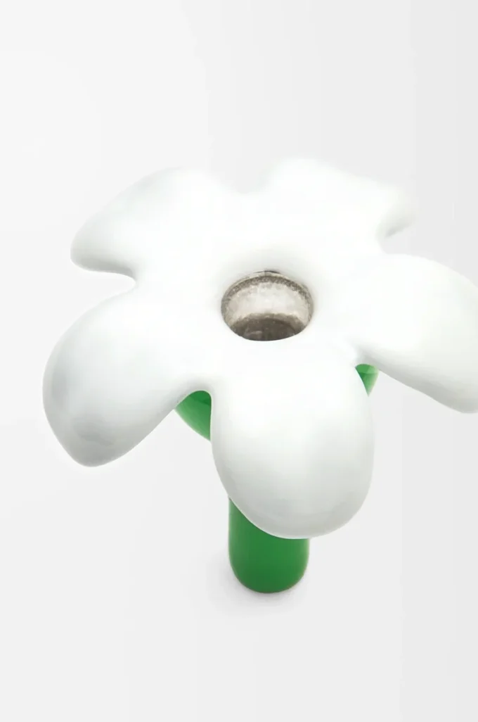 Flower Seat pendant in sterling silver Silver/White Flower Seat pendant in sterling silver Silver/White
