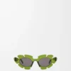 Flower sunglasses Cactus Green Flower sunglasses Cactus Green