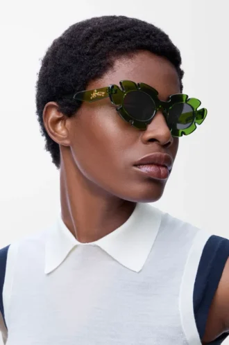 Flower sunglasses Cactus Green