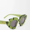 Flower sunglasses Cactus Green Flower sunglasses Cactus Green