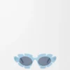 Flower sunglasses Light Blue